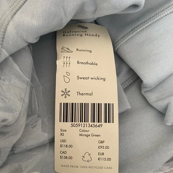 NEW with tags Sweaty Betty running hoodie - Picture 5 of 5